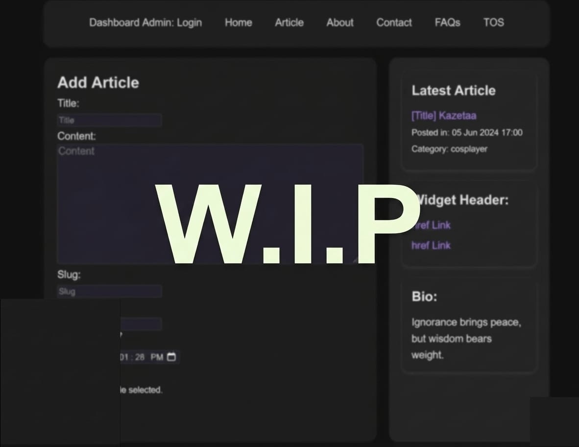 ArticleHub CMS screenshot